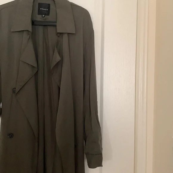 Dynamite Maxi Trench Jacket - Size XS - Picture 4 of 10